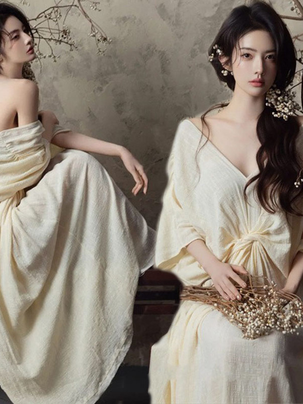 Photography Studio - 芸術的なレトロ油絵テーマ写真撮影服チルドスタイル個人ポートレートスタジオ新着中国禅の影響