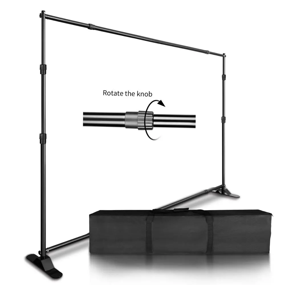 Backdrop Stand Kit - SH ダブルクロスバー背景背景スタンドフレームサポートシステム写真写真スタジオビデオモスリングリーンスクリーン