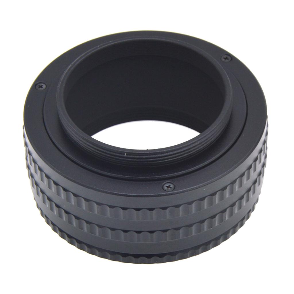 Photography High Angle - M42 から M42 マクロ延長チューブ 25-55mm 調整可能なヘリコイドアダプター、ハイアングルマクロレンズ撮影セットアップ用