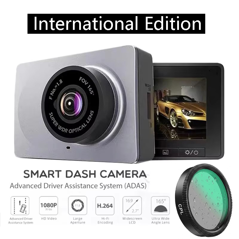 Xiaomi Photography Kit - シャオイー スマートダッシュカム 車載用 ADAS 2.7インチ画面 フルHD