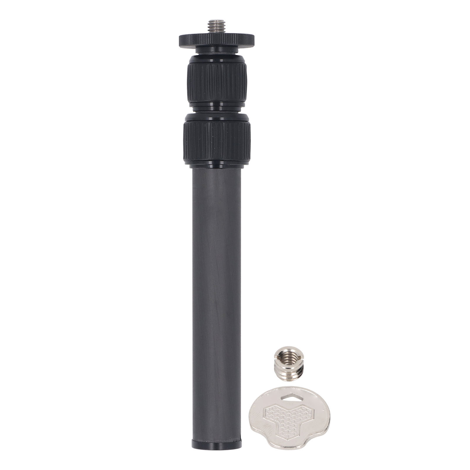 Camera Tripod Carbon - ポータブルカーボン三脚センターコラム延長ポール3段階高さ調整可能頑丈な延長チューブデジタル一眼レフカメラ用