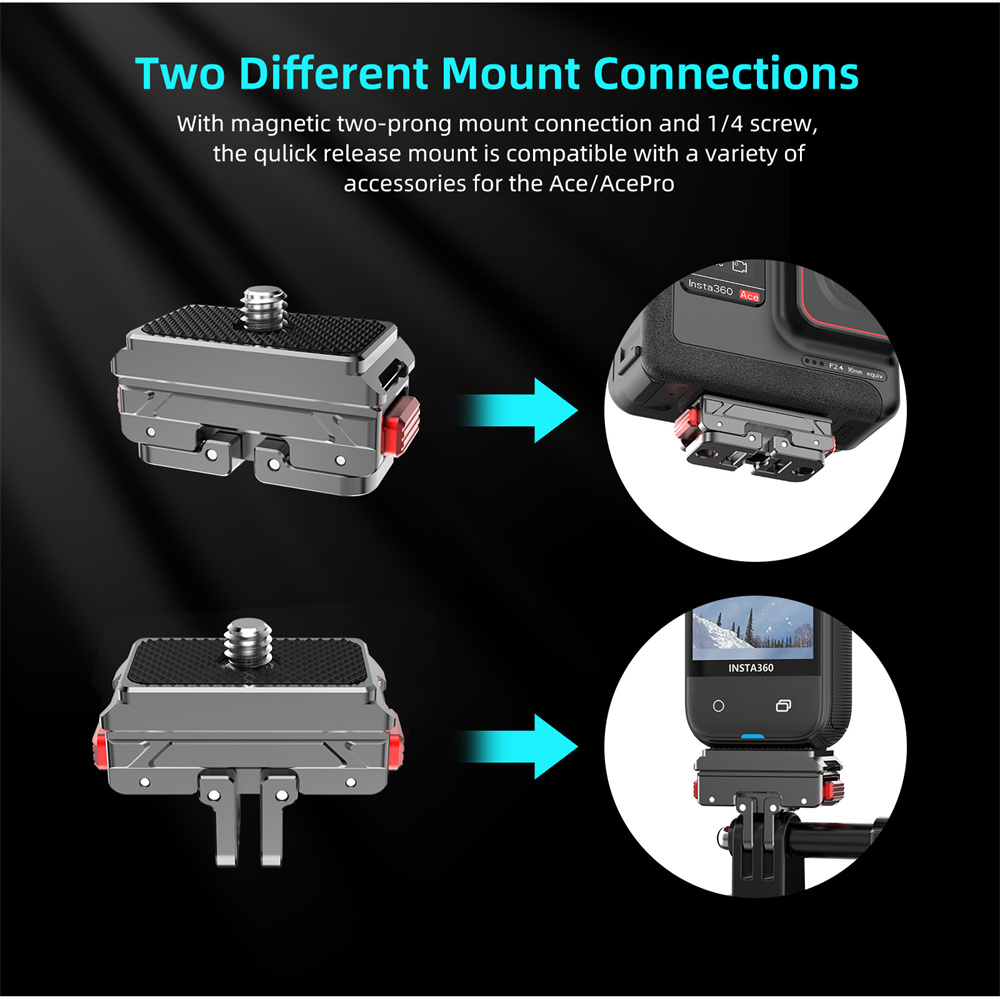 GoPro 12、Insta360 X4、X3、Ace/Ac - Camera Cage Baseplate のレビューと価格