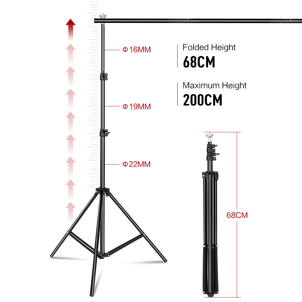 SH 写真背景スタンド 写真スタジオ グリーンスクリーン背景 - Backdrop Stand Kit のレビューと価格