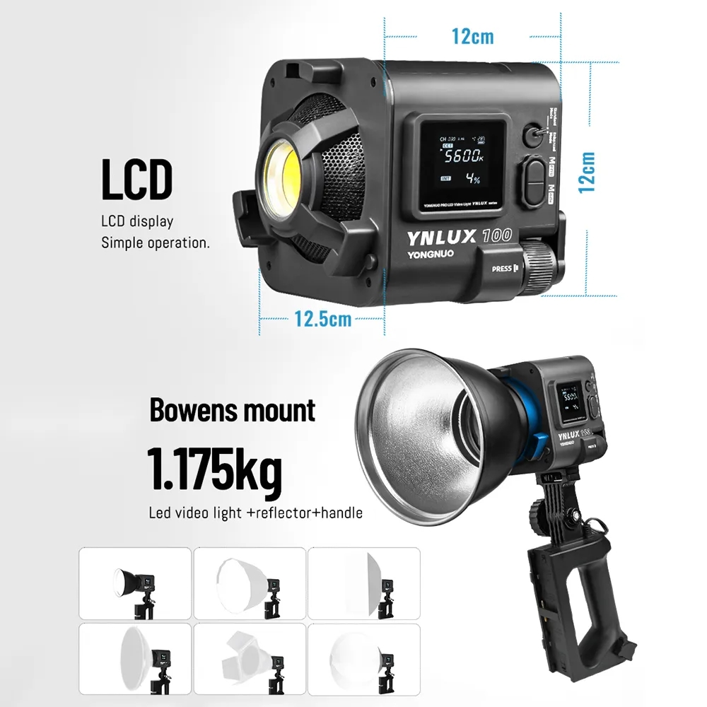 YONGNUO YNLUX100 100W 3200K-56 - Photography Studio のレビューと価格