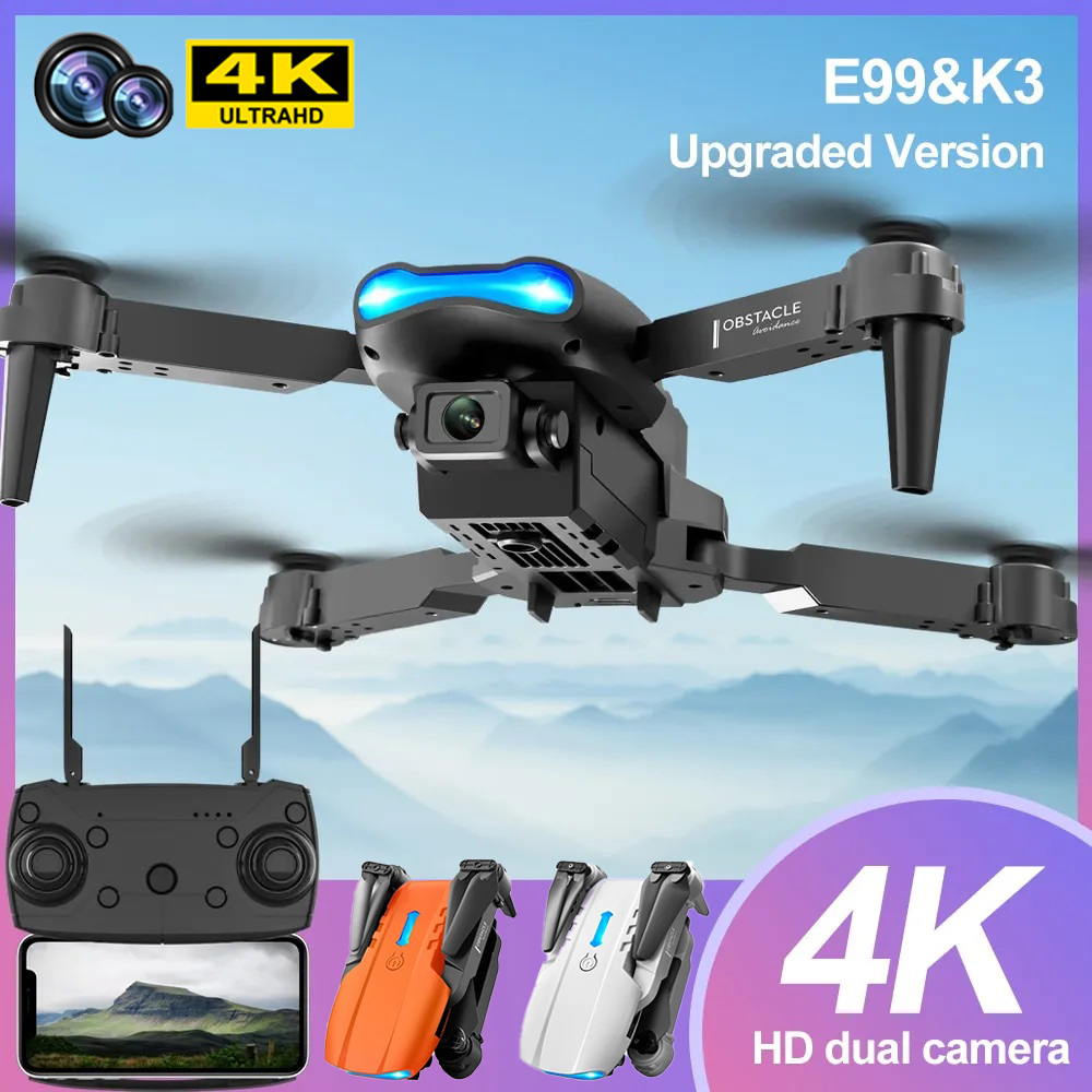 広角カメラ付き折りたたみ式ミニドローン,e99 k3 pro - Photography High Angle のレビューと価格