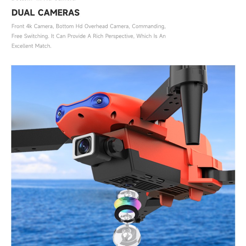 広角カメラ付き折りたたみ式ミニドローン,e99 k3 pro - Photography High Angle のレビューと価格