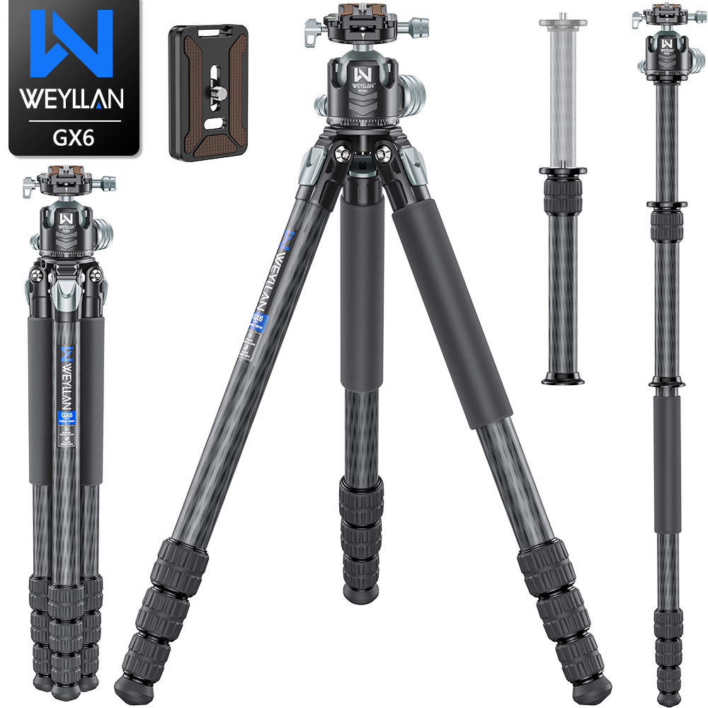 Weyllan-カメラ用カーボンファイバー三脚、頑丈、10層 - Camera Tripod Carbon のレビューと価格