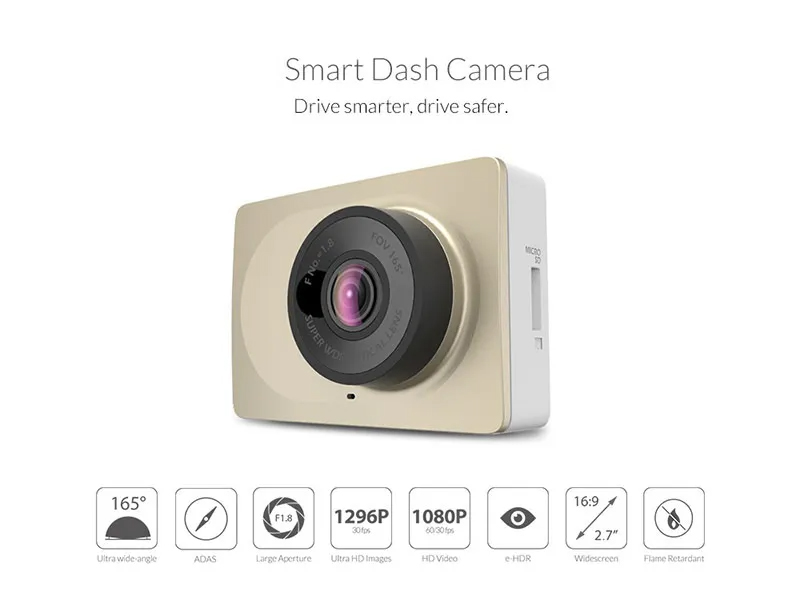 シャオイー スマートダッシュカム 車載用 ADAS 2.7イ - Xiaomi Photography Kit のレビューと価格