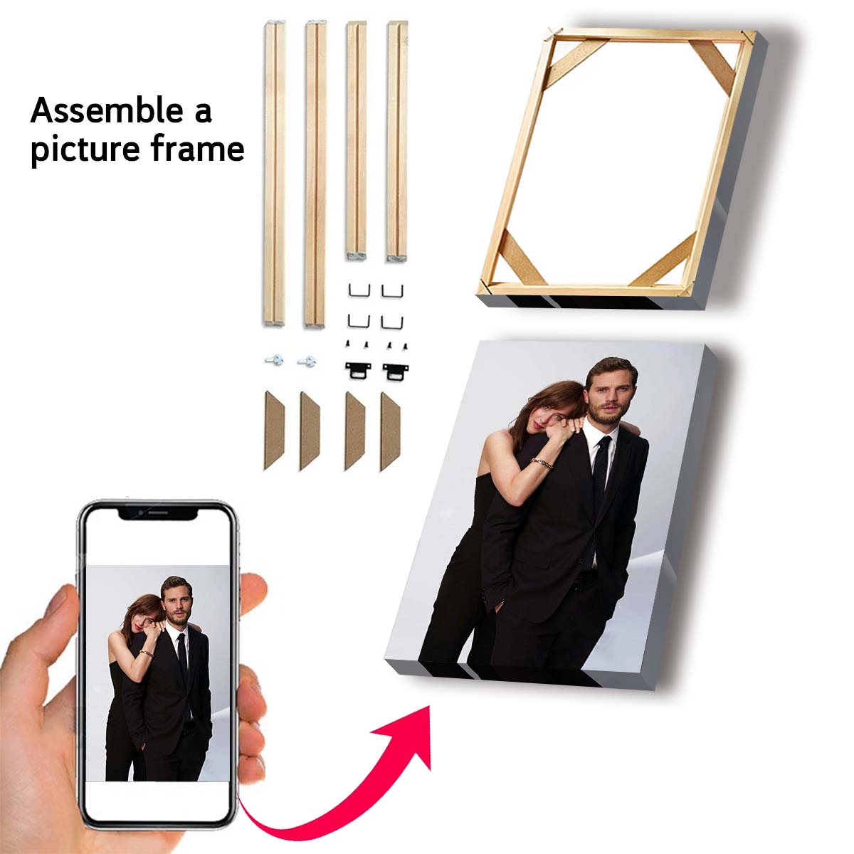カスタムプリントキャンバス絵画、あなたの写真から作る、結婚式 - Photography Landscape のレビューと価格