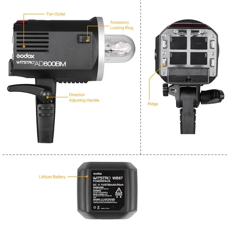 2026年プレミアムAD600BM 600Wスタジオフラッシ - Photography Studio のレビューと価格