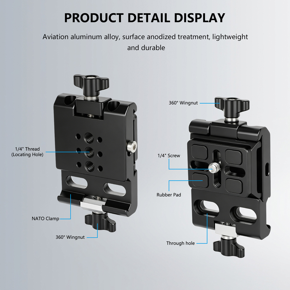 CAMVATE DSLR カメラ Arca タイプ クイック - Camera Cage Baseplate のレビューと価格