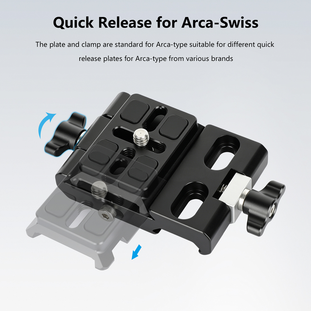 CAMVATE DSLR カメラ Arca タイプ クイック - Camera Cage Baseplate のレビューと価格