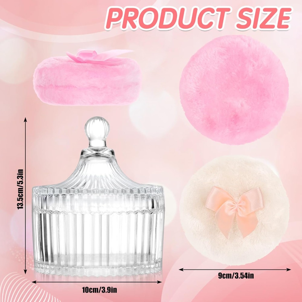 ガラス製収納ボックス付きパウダーパフ メイクアップオーガナイ - Beauty Dish Softbox のレビューと価格