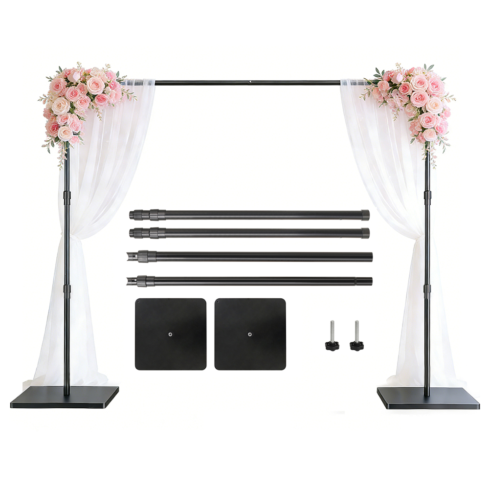 2.4×3mヘビーデューティー背景スタンド、写真背景サポート - Backdrop Stand Kit のレビューと価格