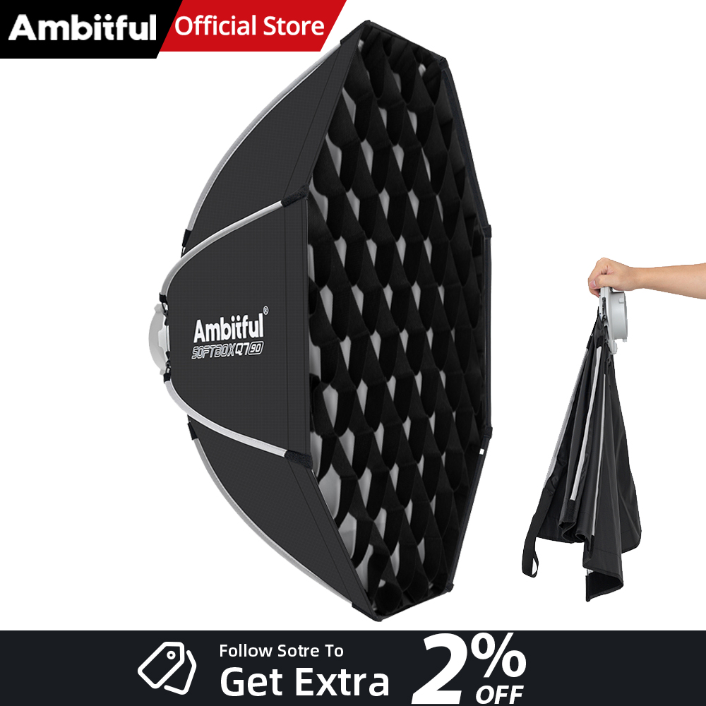AMBITFUL Q7II 55/65/90cm ボーエンズ - Beauty Dish Softbox のレビューと価格