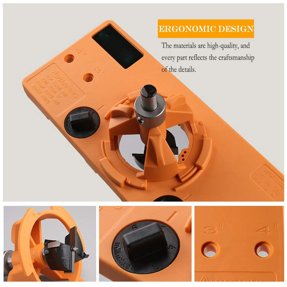 JIGHOLE 35 ミリメートル隠しヒンジジグキット木工ツ - Photography Job のレビューと価格