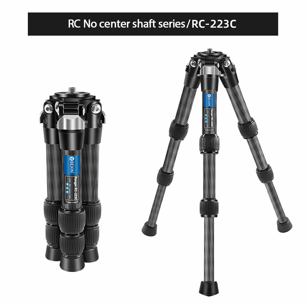 BEXIN ミニカーボンファイバー三脚ポータブル折りたたみコ - Camera Tripod Carbon のレビューと価格