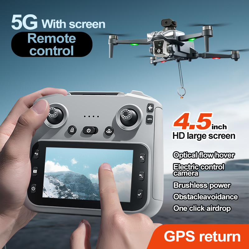 GTR8 2025 障害物回避機能付き前後3カメラ搭載 空撮 - Photography High Angle のレビューと価格