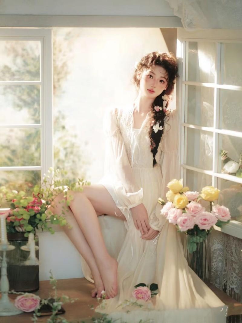 芸術的な写真スタジオのヴィンテージレーススカート、美しい純粋 - Photography Studio のレビューと価格
