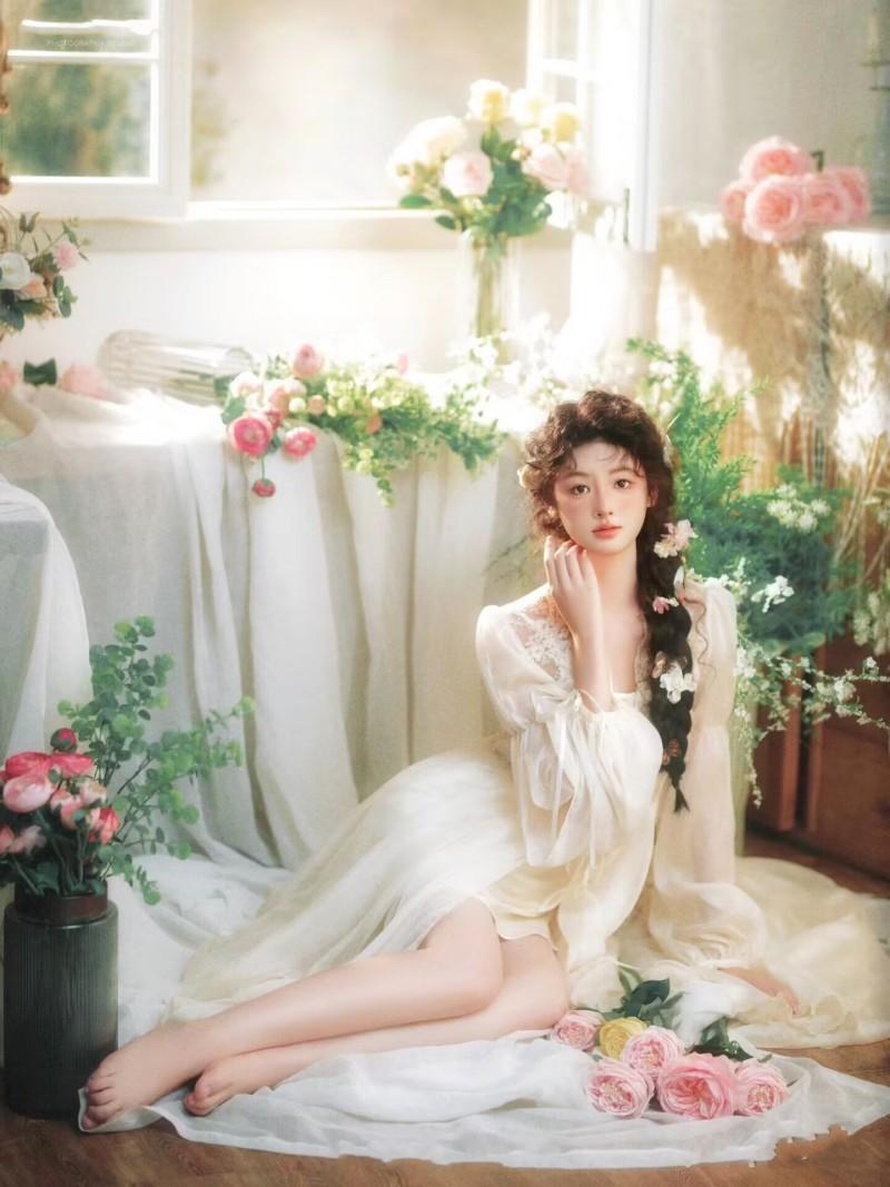 芸術的な写真スタジオのヴィンテージレーススカート、美しい純粋 - Photography Studio のレビューと価格