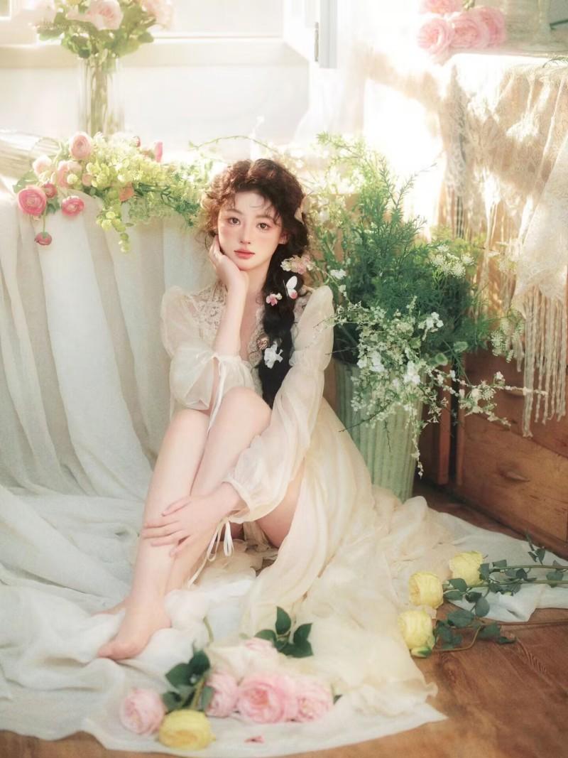芸術的な写真スタジオのヴィンテージレーススカート、美しい純粋 - Photography Studio のレビューと価格