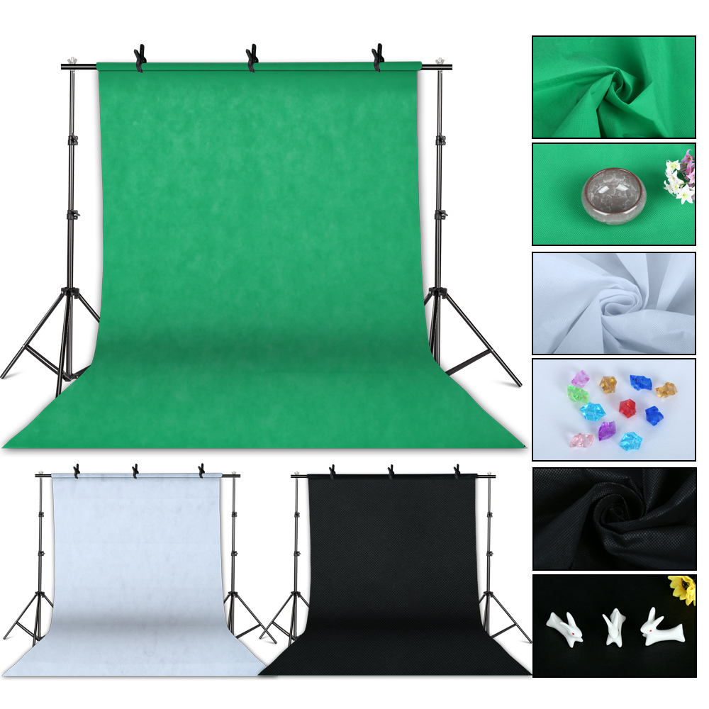 写真撮影用ソフトボックス照明キット、2.6x3m背景フレーム - Backdrop Stand Kit のレビューと価格