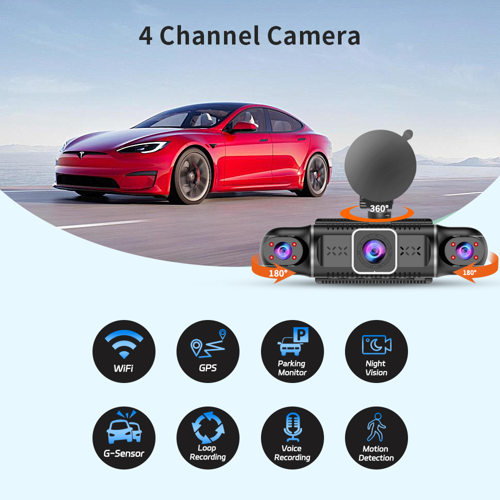 車用ダッシュカム 無料64GBダッシュカム 360度車DVR - Xiaomi Photography Kit のレビューと価格