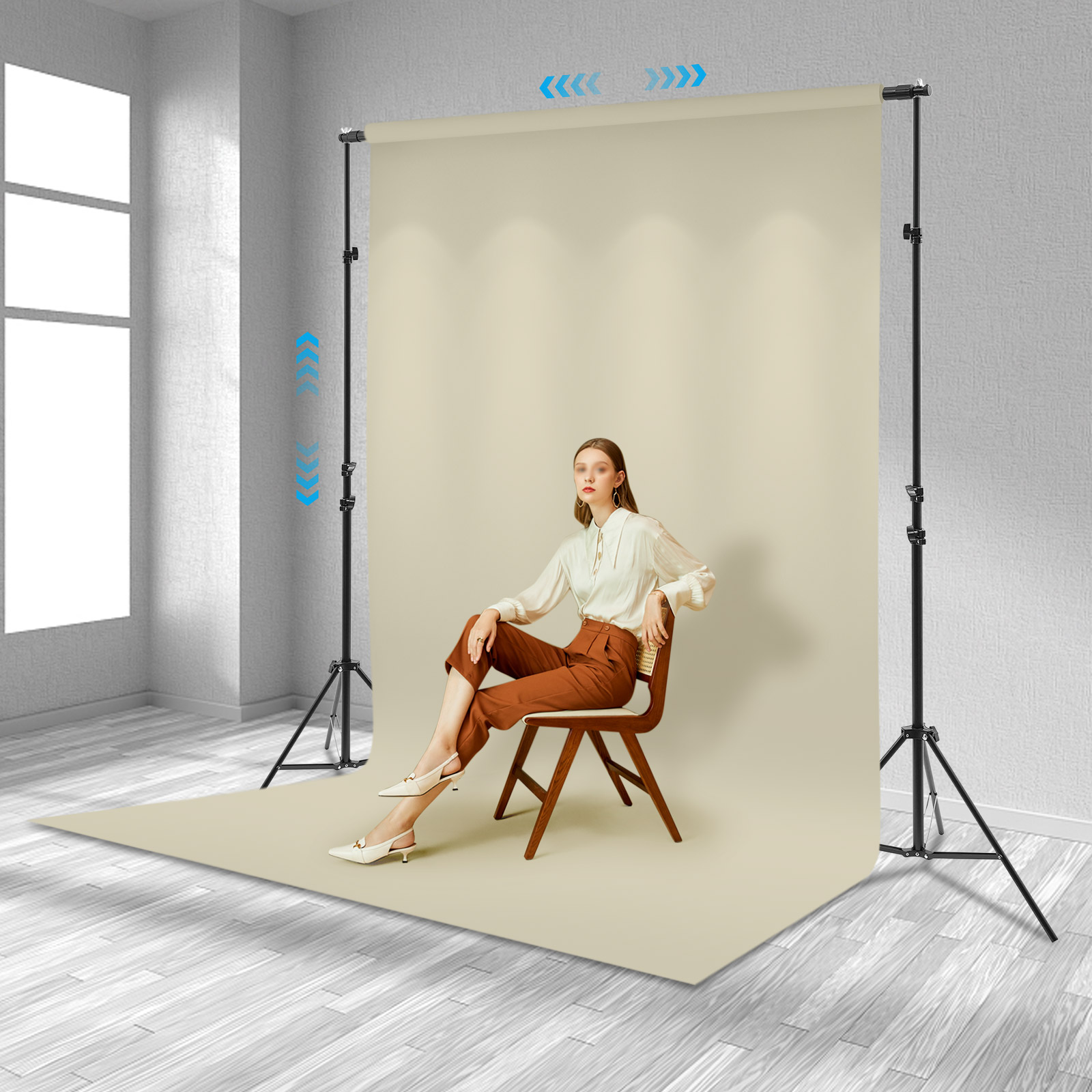 写真撮影用背景スタンドキット、スタジオ、結婚式、商品撮影用の - Backdrop Stand Kit のレビューと価格