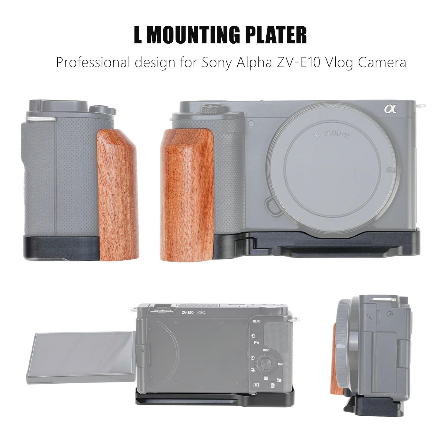 ソニーAlpha ZVE10 ZV-E10カメラケージリグ、 - Camera Cage Baseplate のレビューと価格