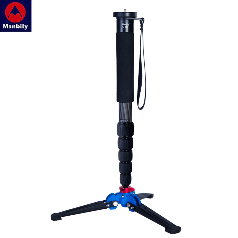 Manbily C-555 プロフェッショナルカーボンファイ - Camera Tripod Carbon のレビューと価格
