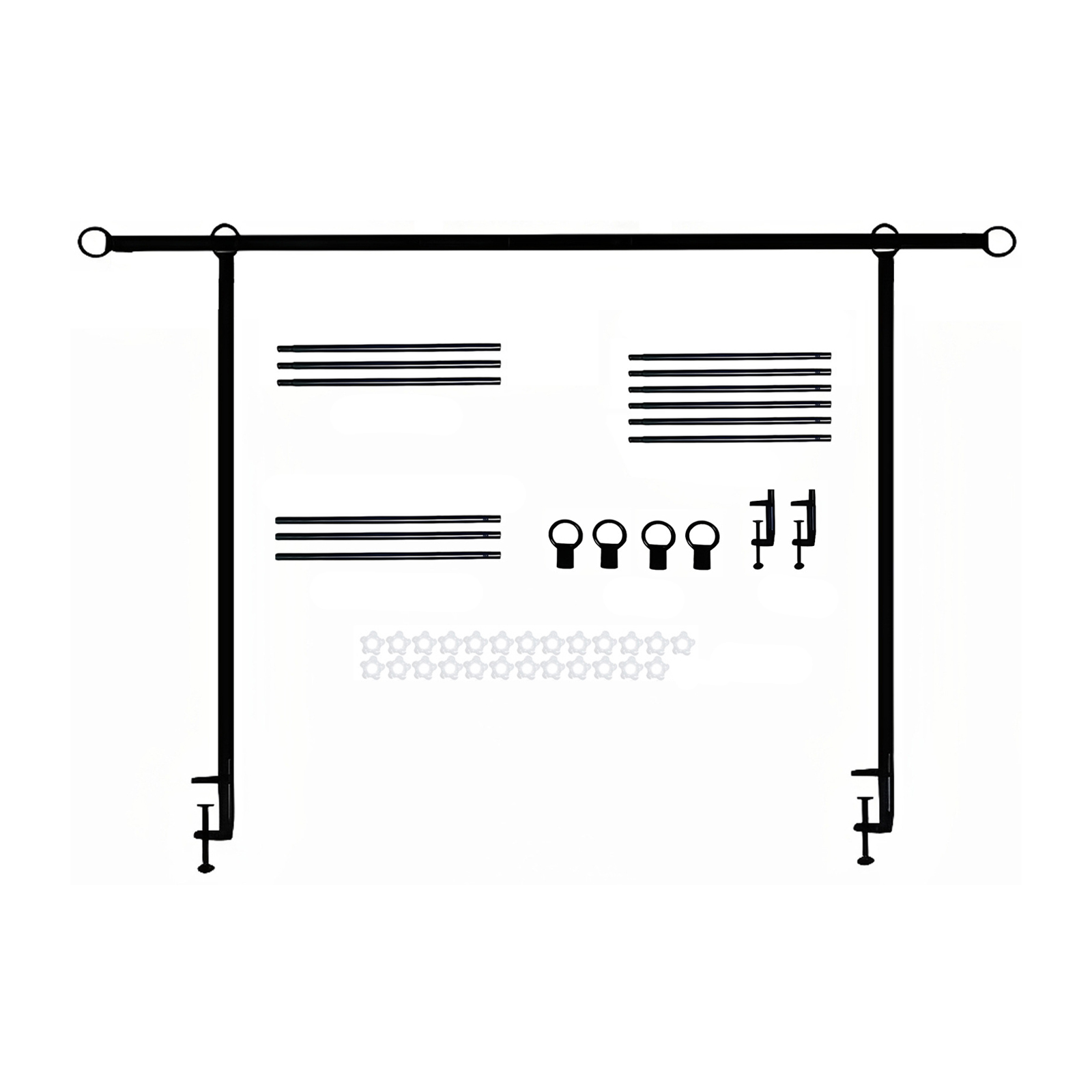 テーブルの上に設置できる調整可能なアーチスタンドキット DI - Backdrop Stand Kit のレビューと価格