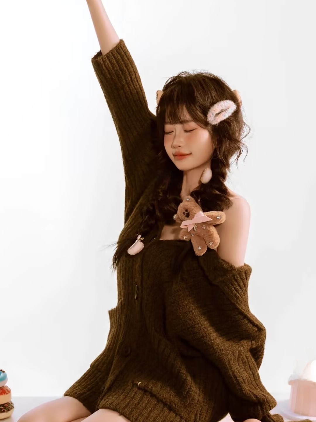 リラックスしたスタイルのセーター クリスマスをテーマにした写 - Photography Studio のレビューと価格